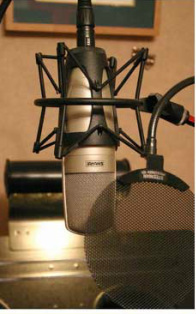 Kim Crow's Shure KSM-32SL mic